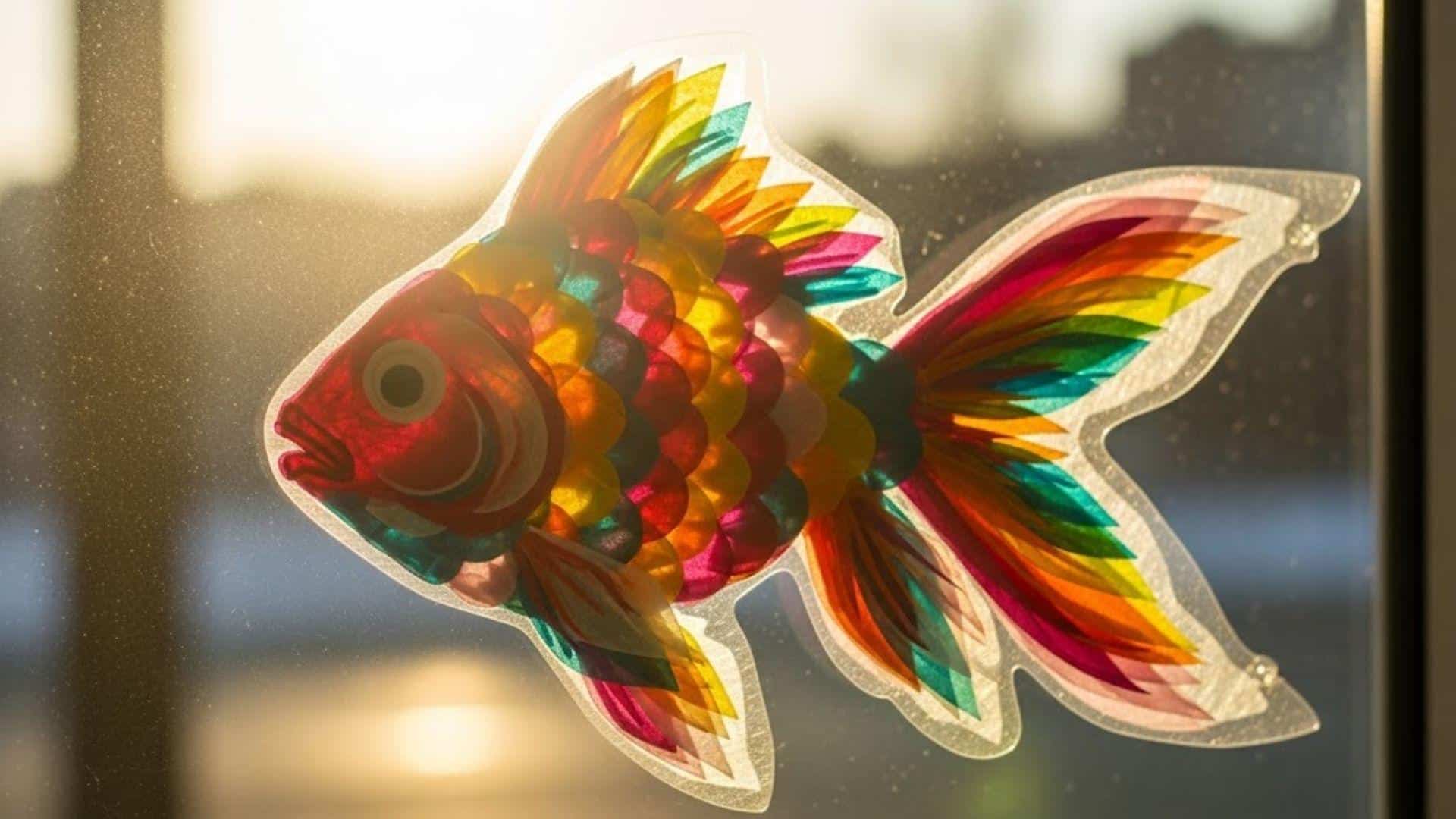 Tissue_Paper_Sun_Catcher_Fish
