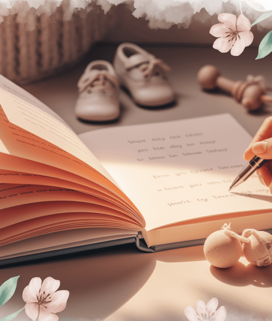what to write in a baby shower book