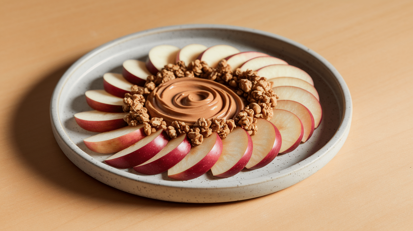 Apple and Peanut Butter Slices