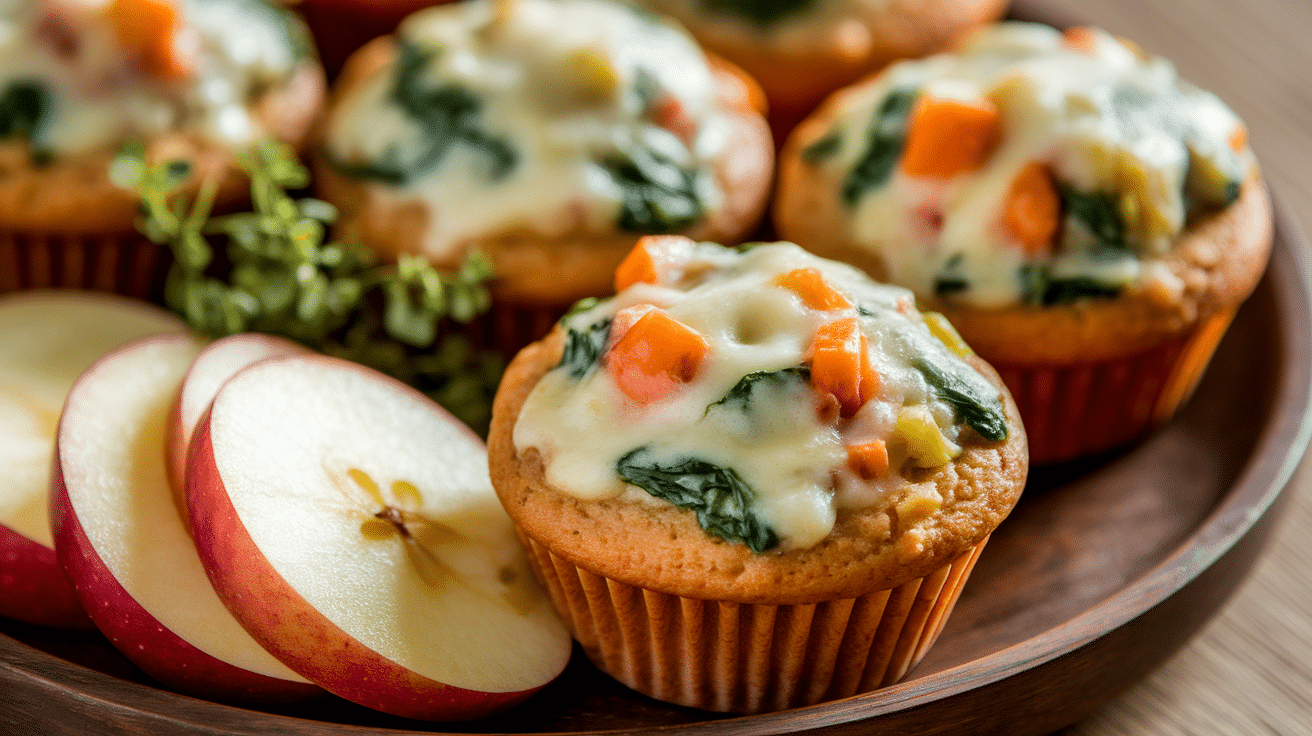 Cheese and Veggie Muffins