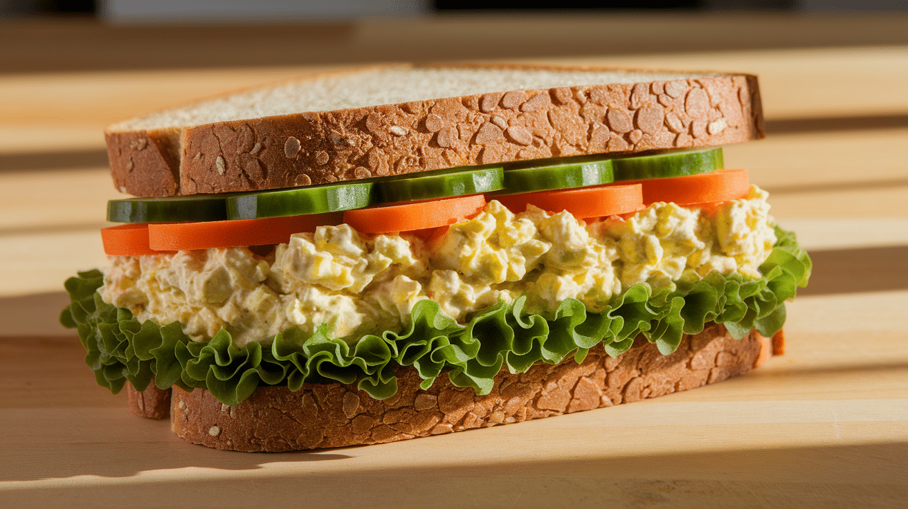 Egg Salad on Whole Grain Bread