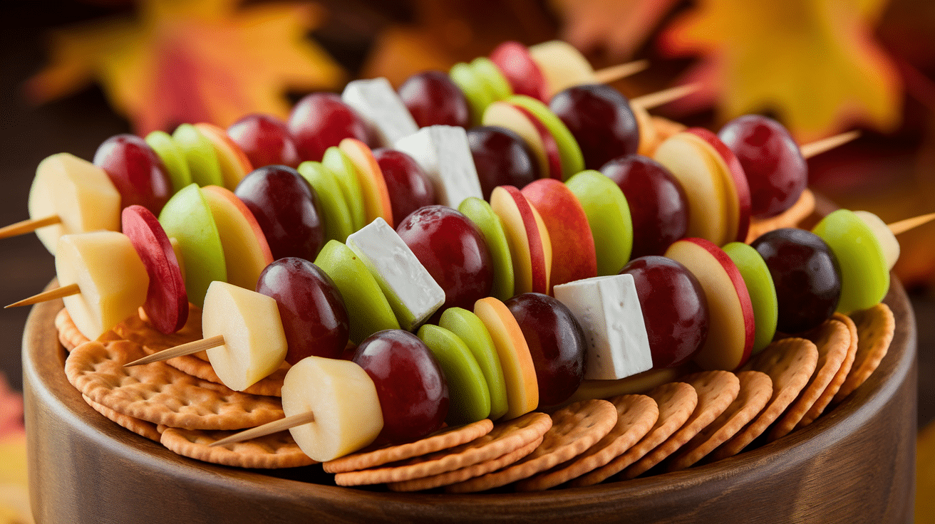 Fruit and Cheese Kabobs