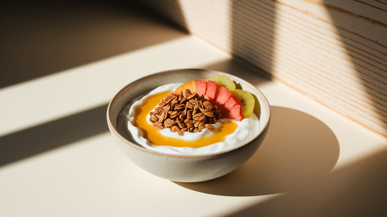 Greek Yogurt with Honey and Granola