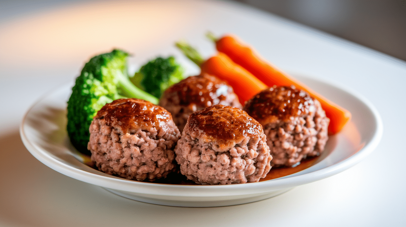 Mini Meatballs and Veggies