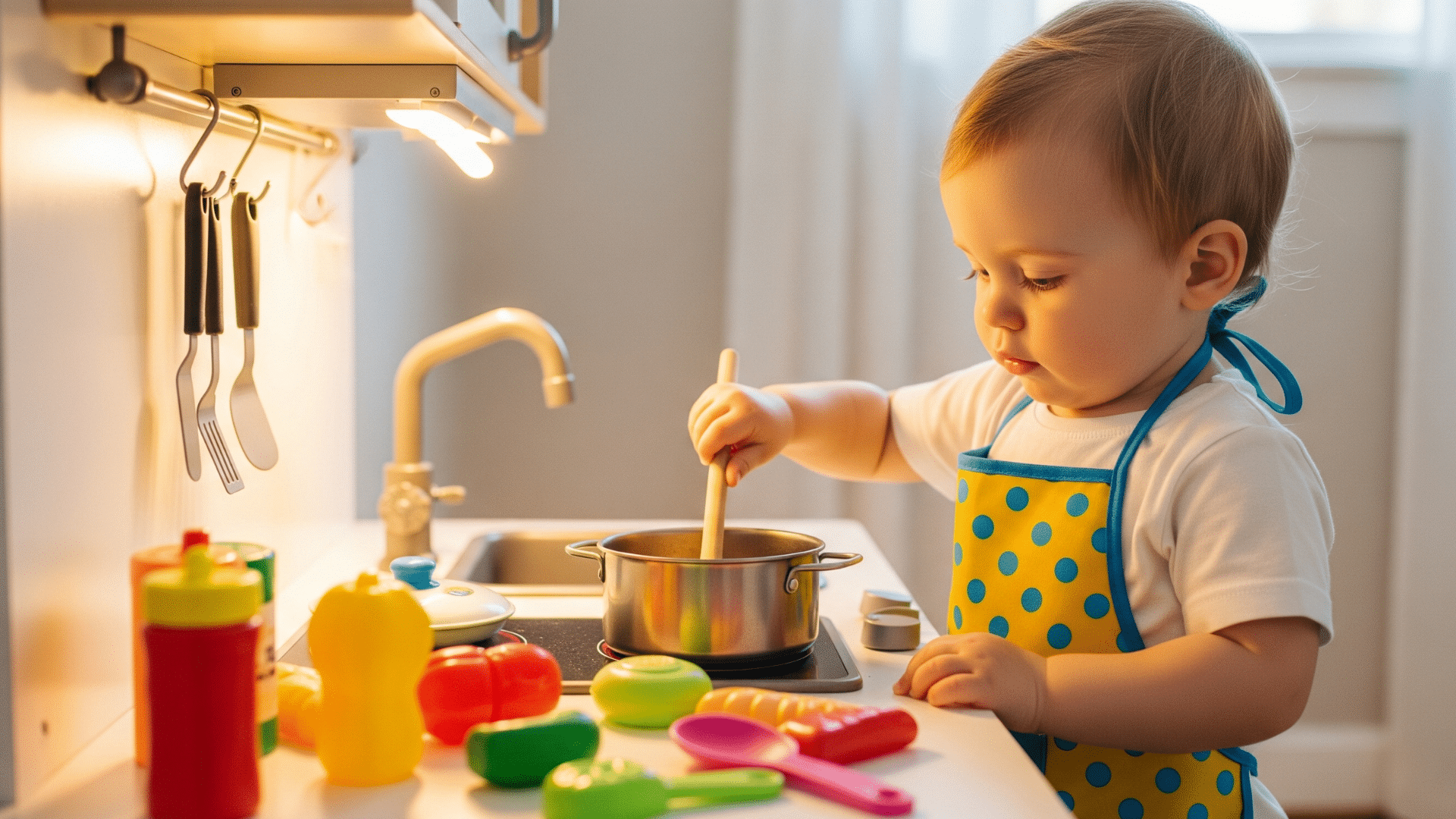 Pretend Cooking Kitchen Time