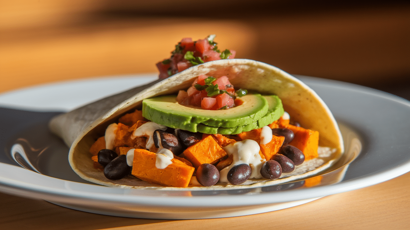 Sweet Potato and Black Bean Tacos
