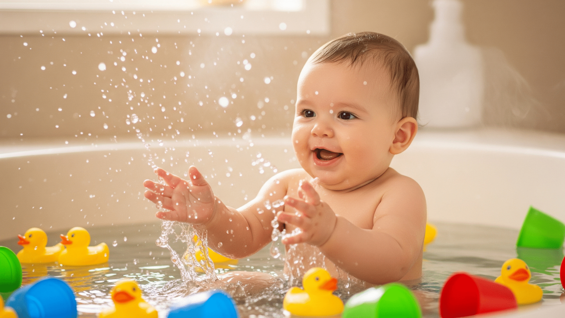 Water Splash Bath Play