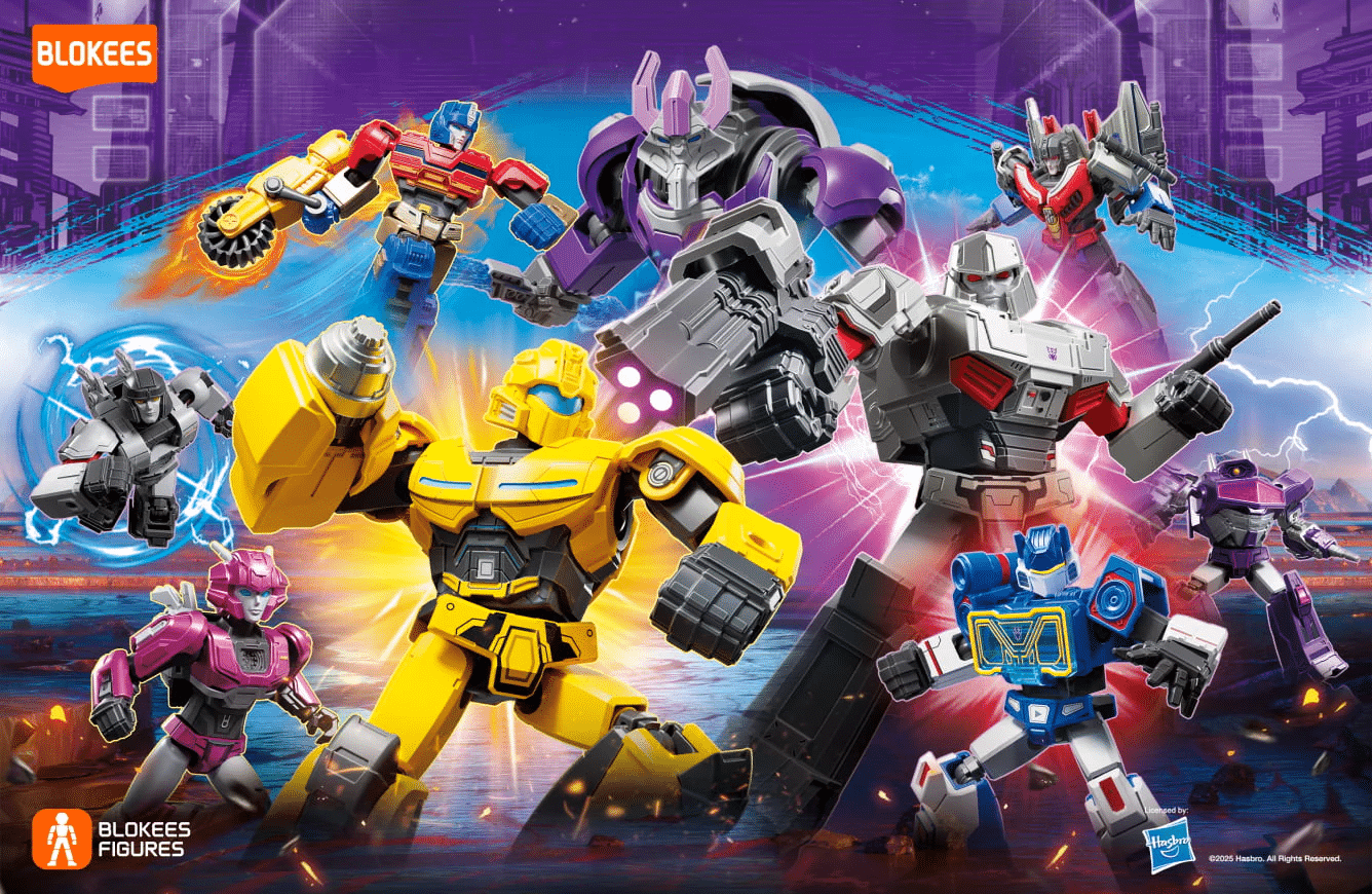 Buildable, Display-Ready Transformers by Blokees