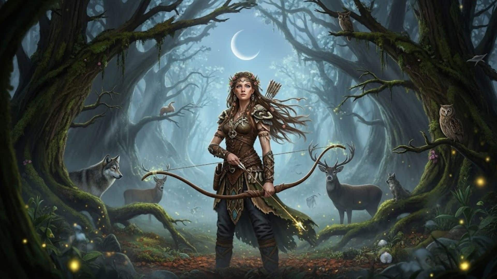 ancient female hunters mythology gods and tales