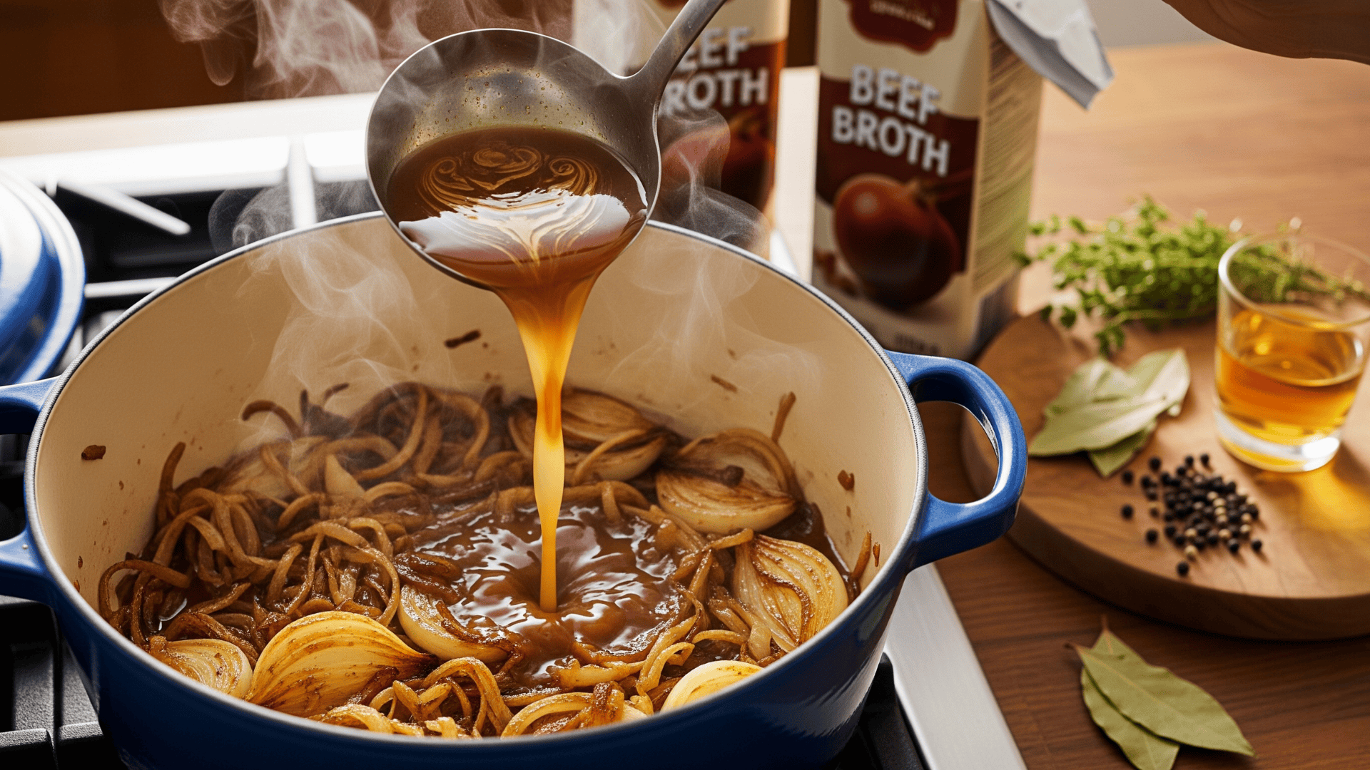 french onion soup with beef broth