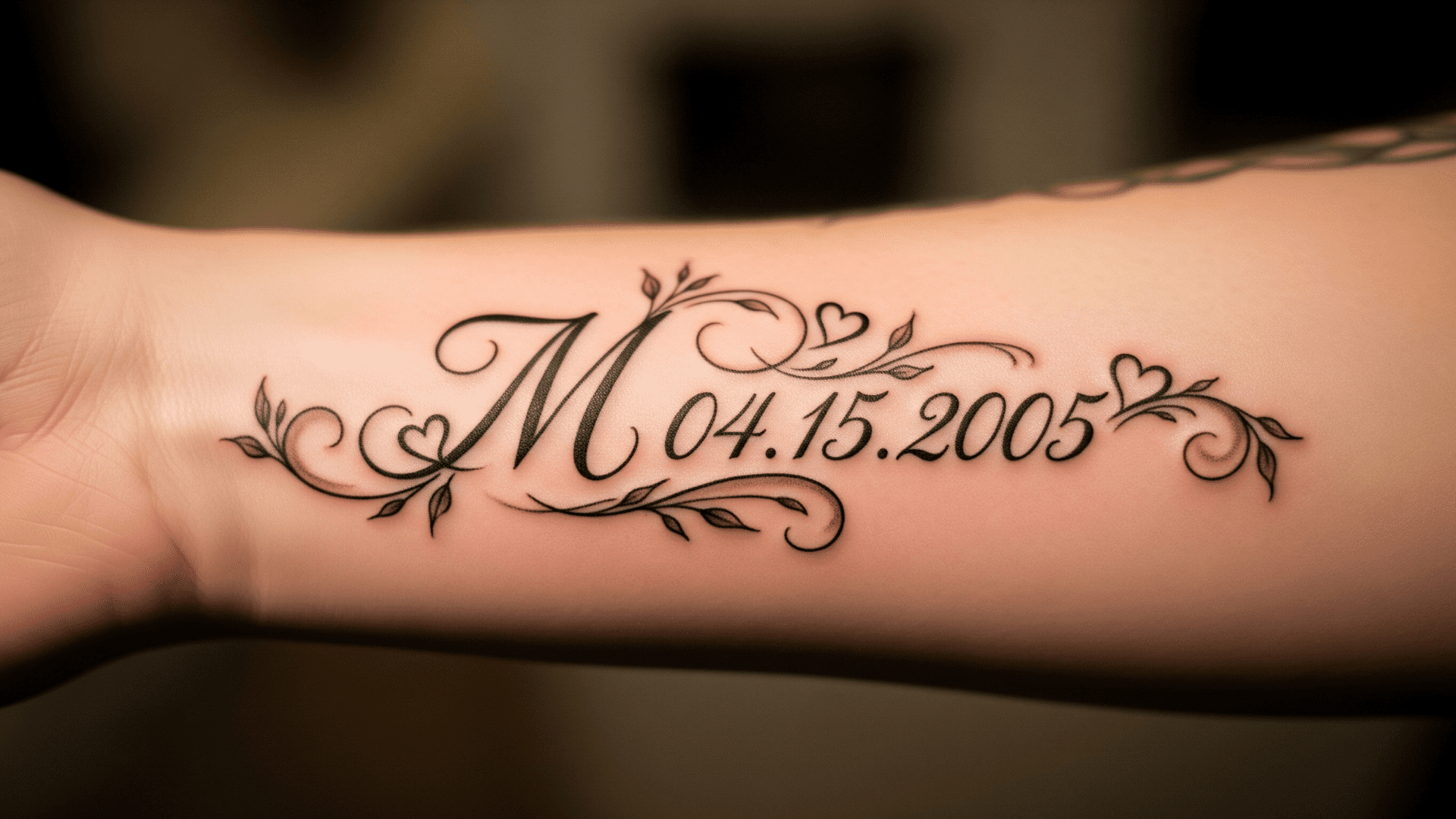 initial and birthdate family tattoo symbols explained