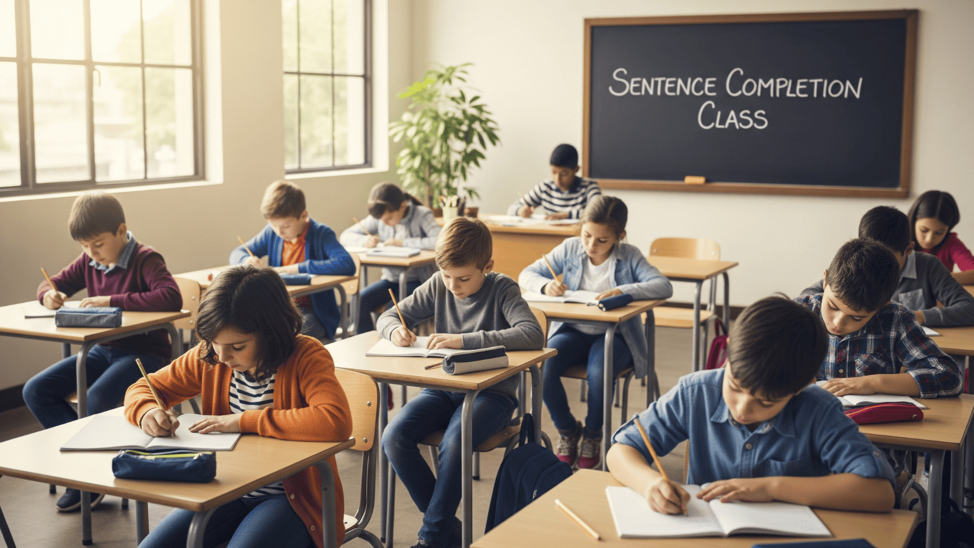 Sentence Completion Worksheet