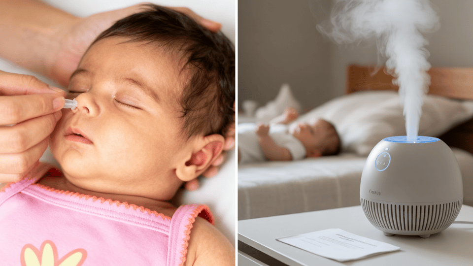 Techniques to Help a Baby Sleep Better with a Stuffy Nose