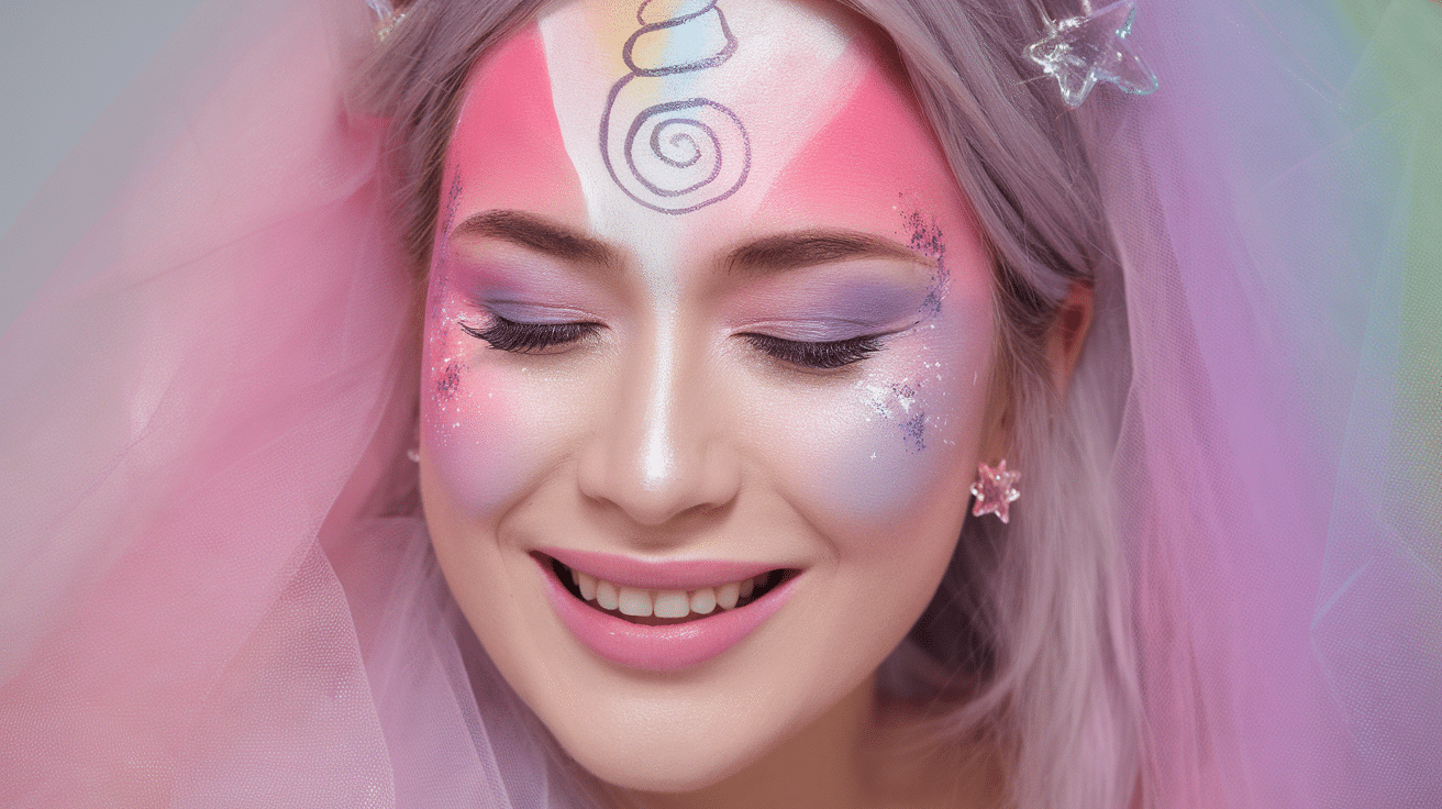 a photo of a playful adult woman