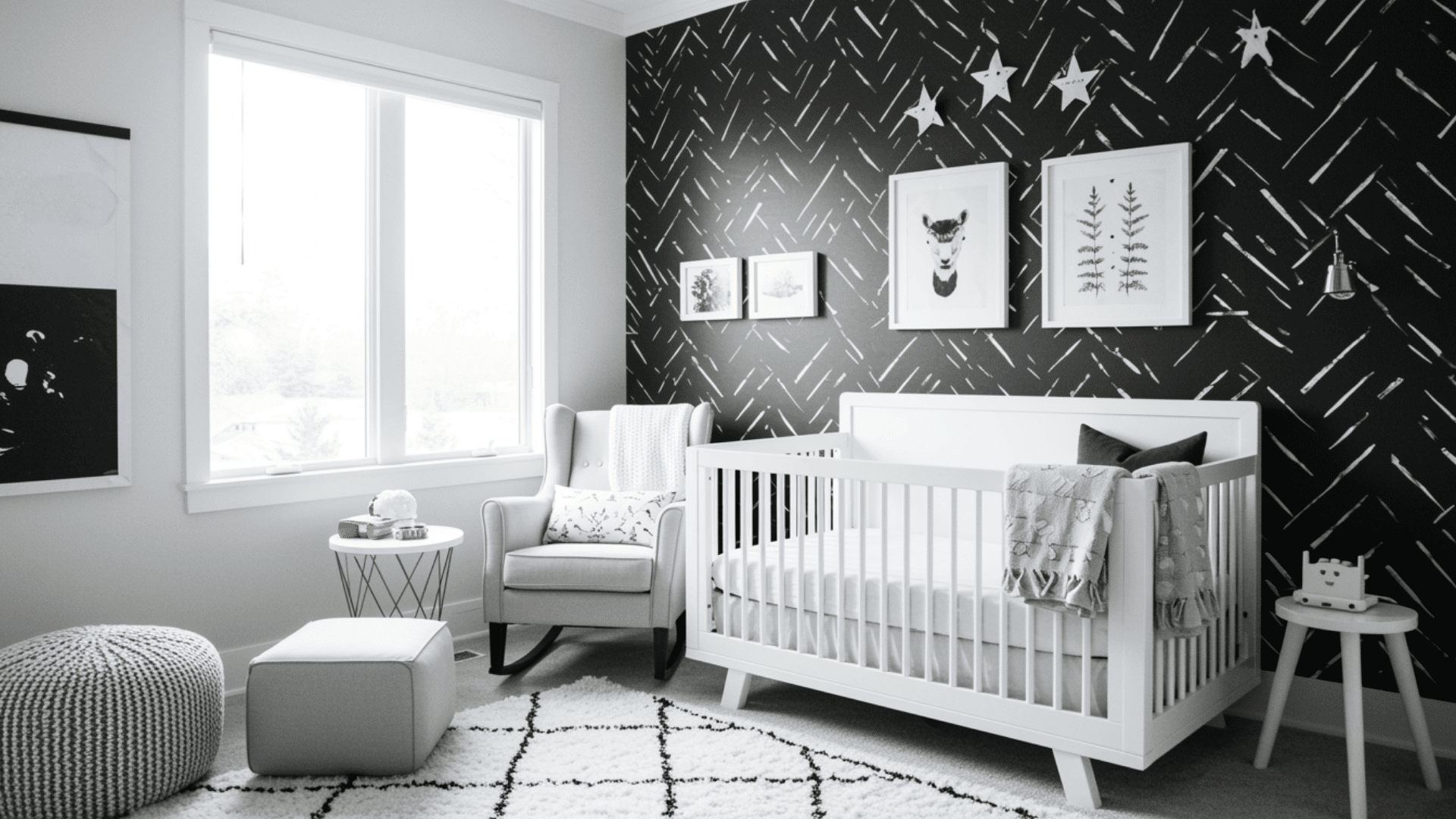 black and white contrast