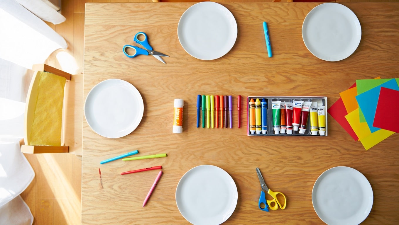 essential materials paper plate craft