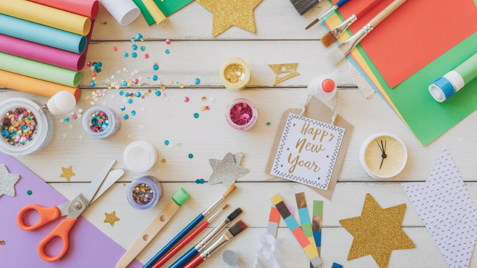 feature image thirty five new years craft ideas for kids and toddlers to try