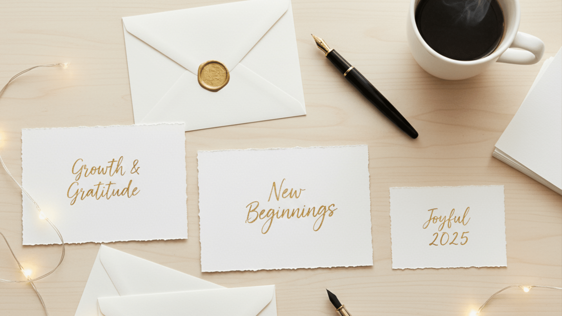 minimalist flat lay family new year quotes