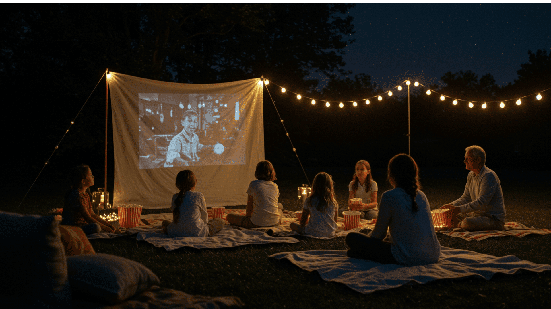 outdoor movie night