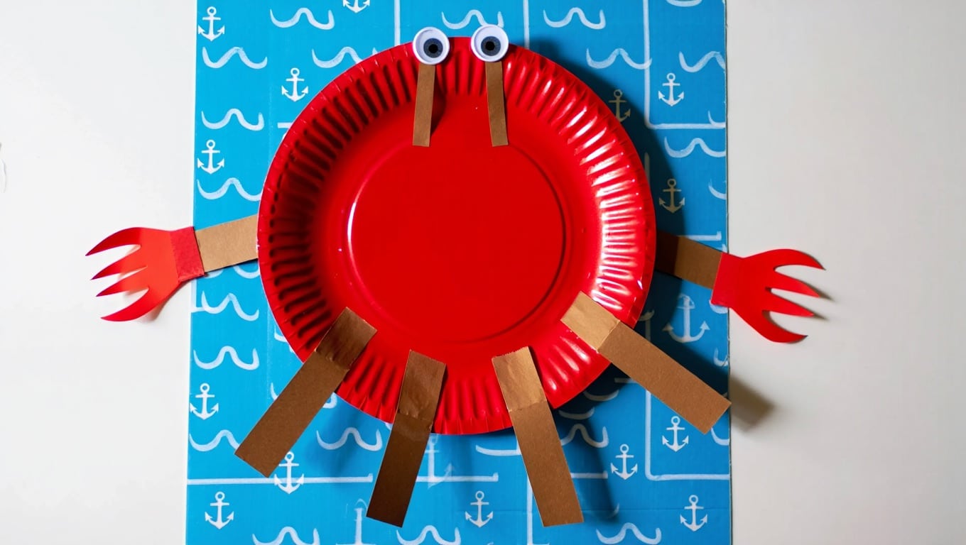 paper plate crab