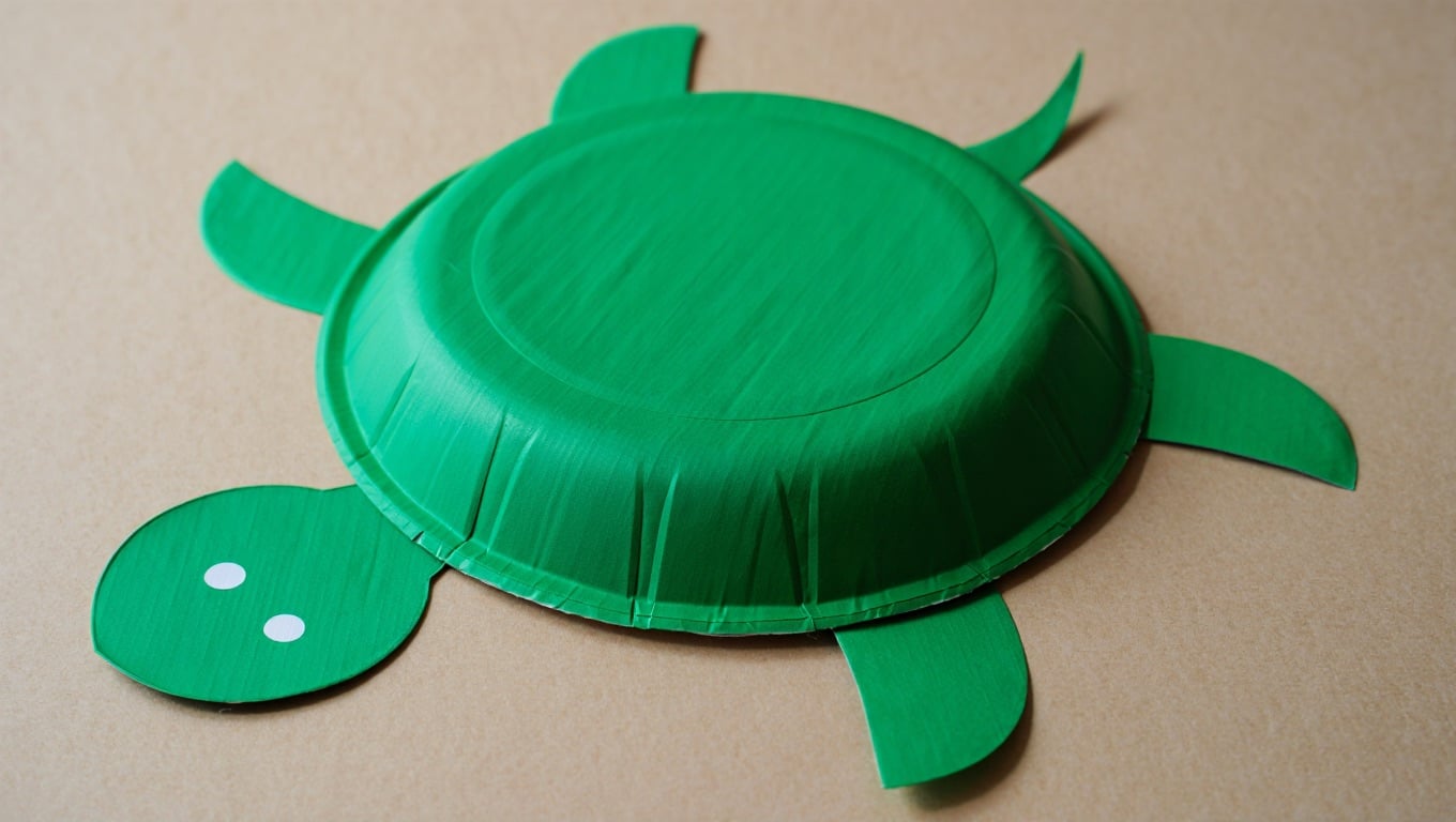 paper plate turtle