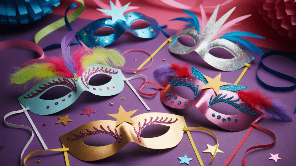 party mask decorating