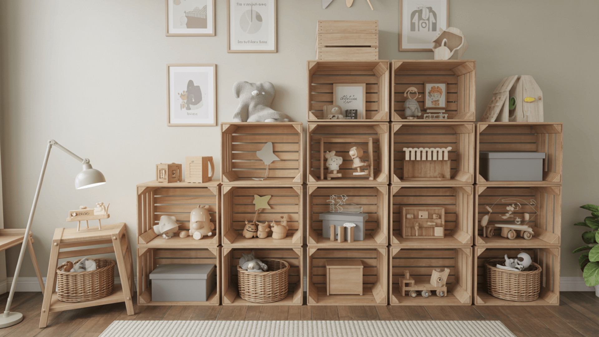 use wooden crates