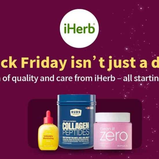 Black Friday Isn’t Just a Day, It’s a Month of Wellness with iHerb