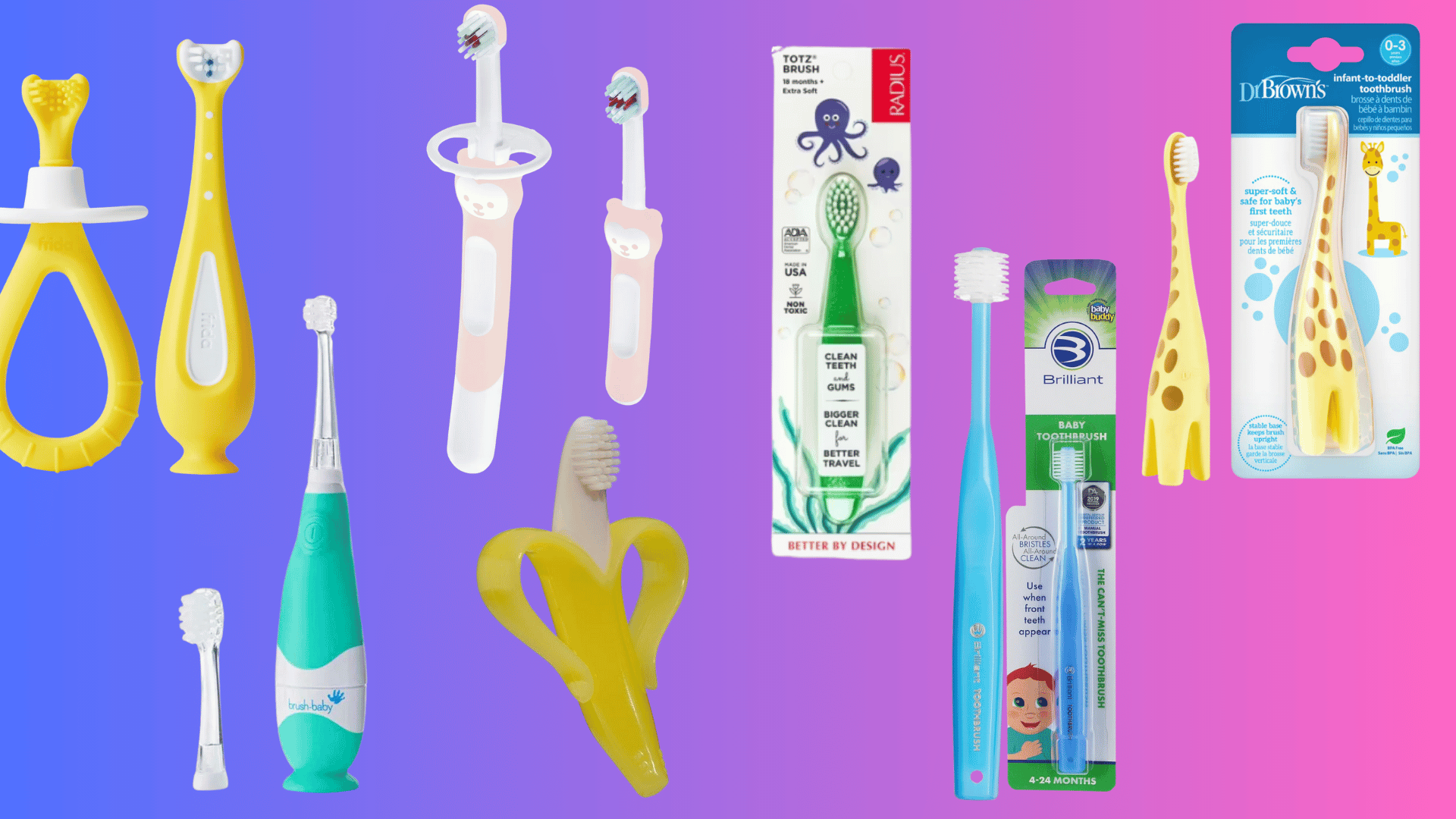 Best Toothbrushes for 1-Year