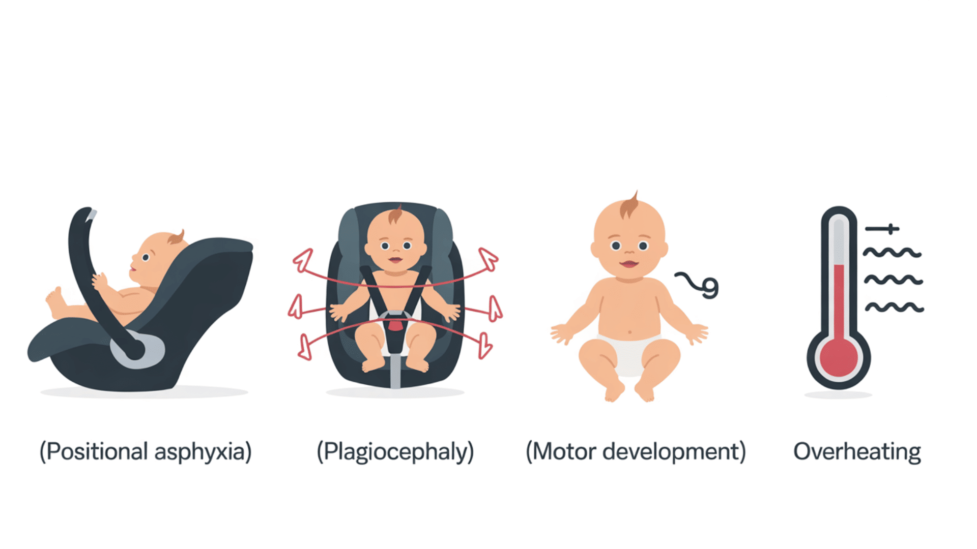 Health Risks Linked to Prolonged Car Seat Use for Baby