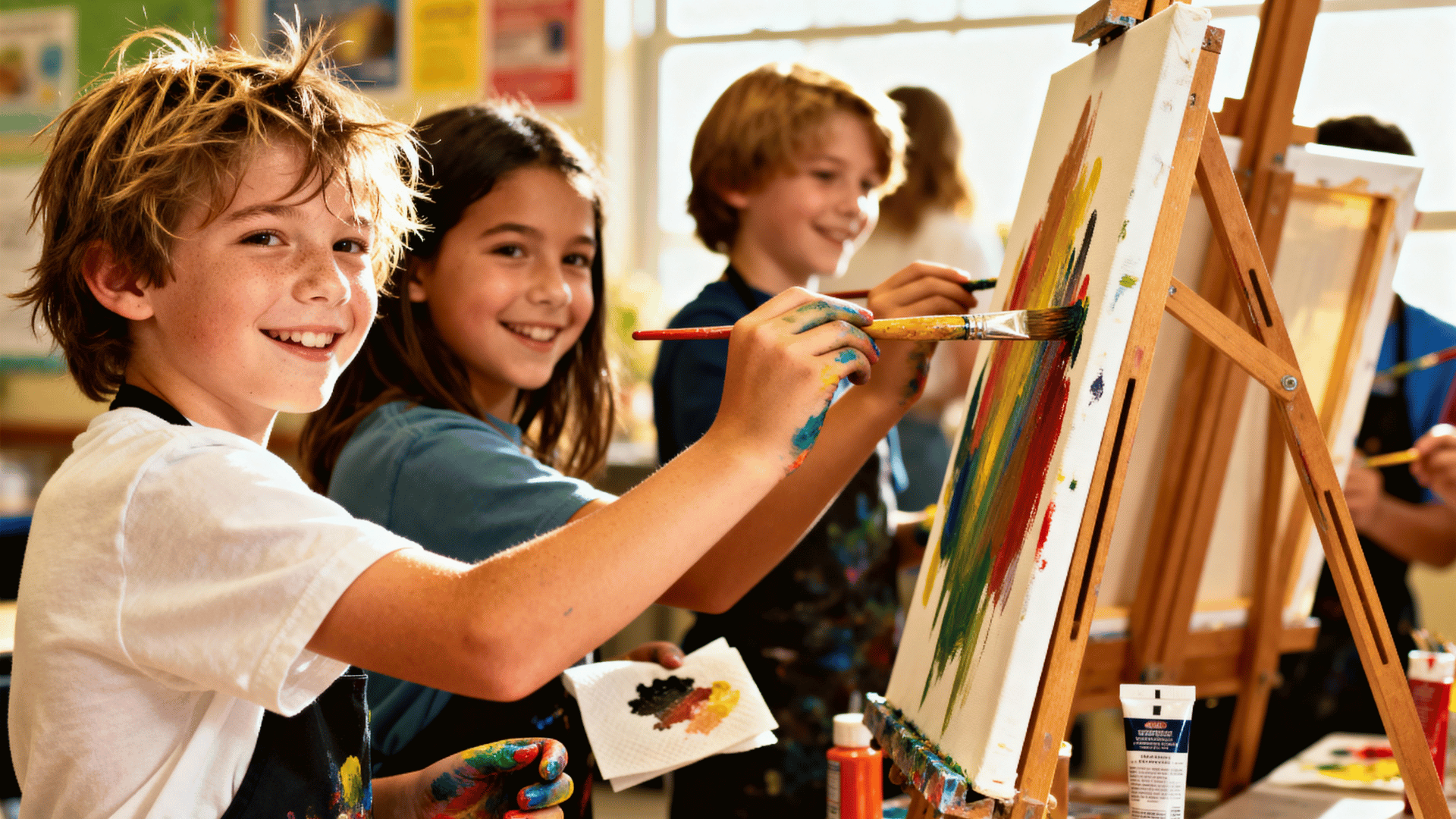 easy painting ideas for kids