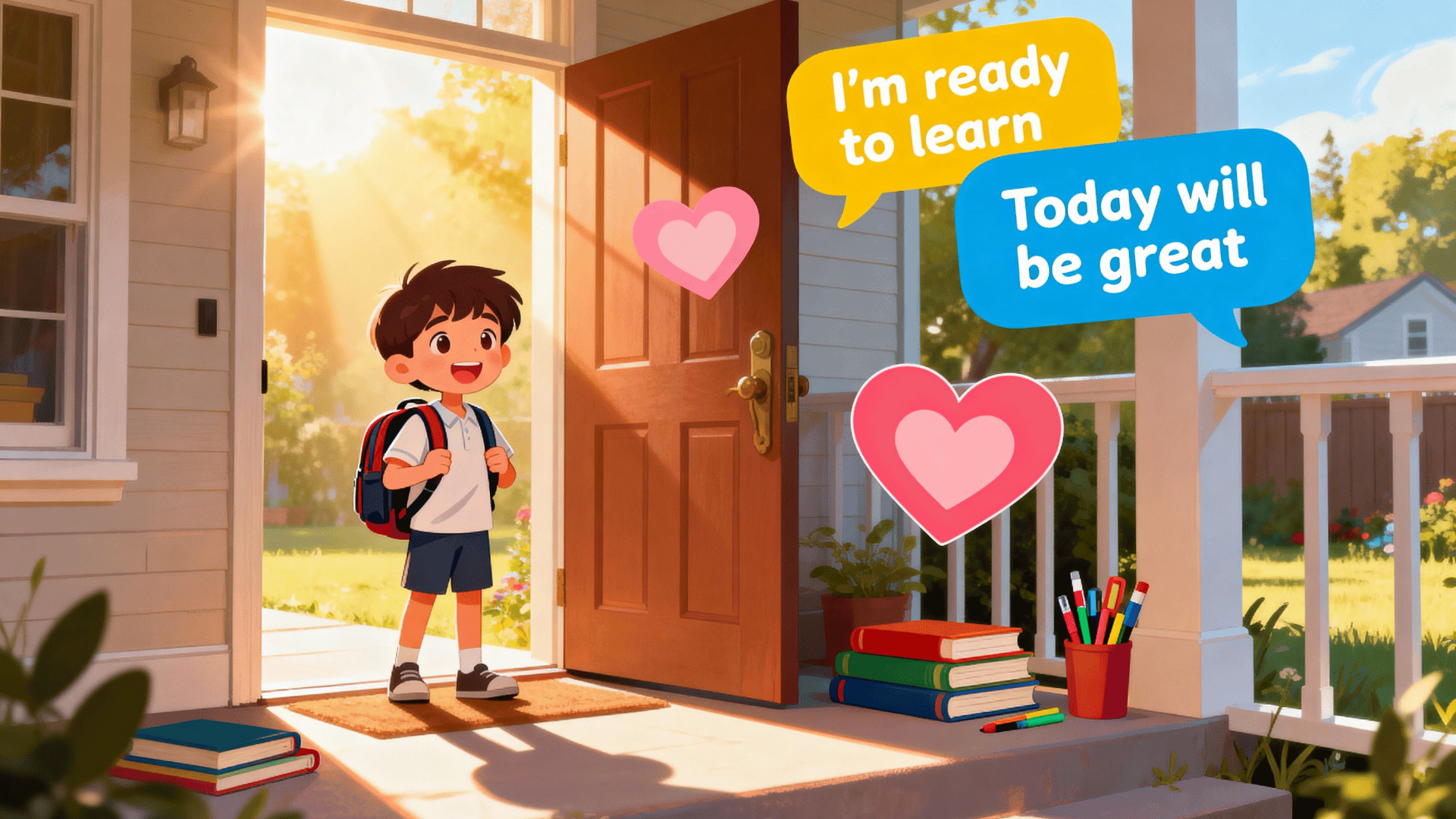 positive affirmations for kids before school
