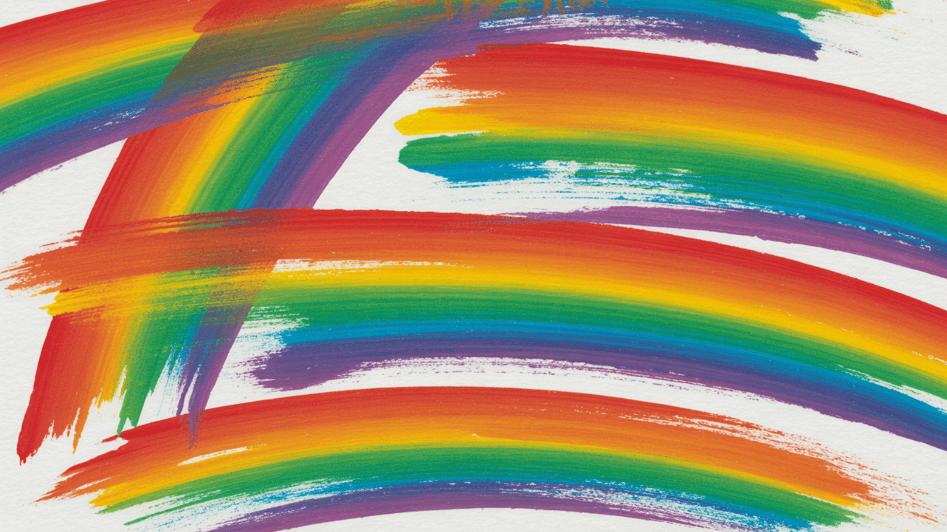 rainbow sponge stripes