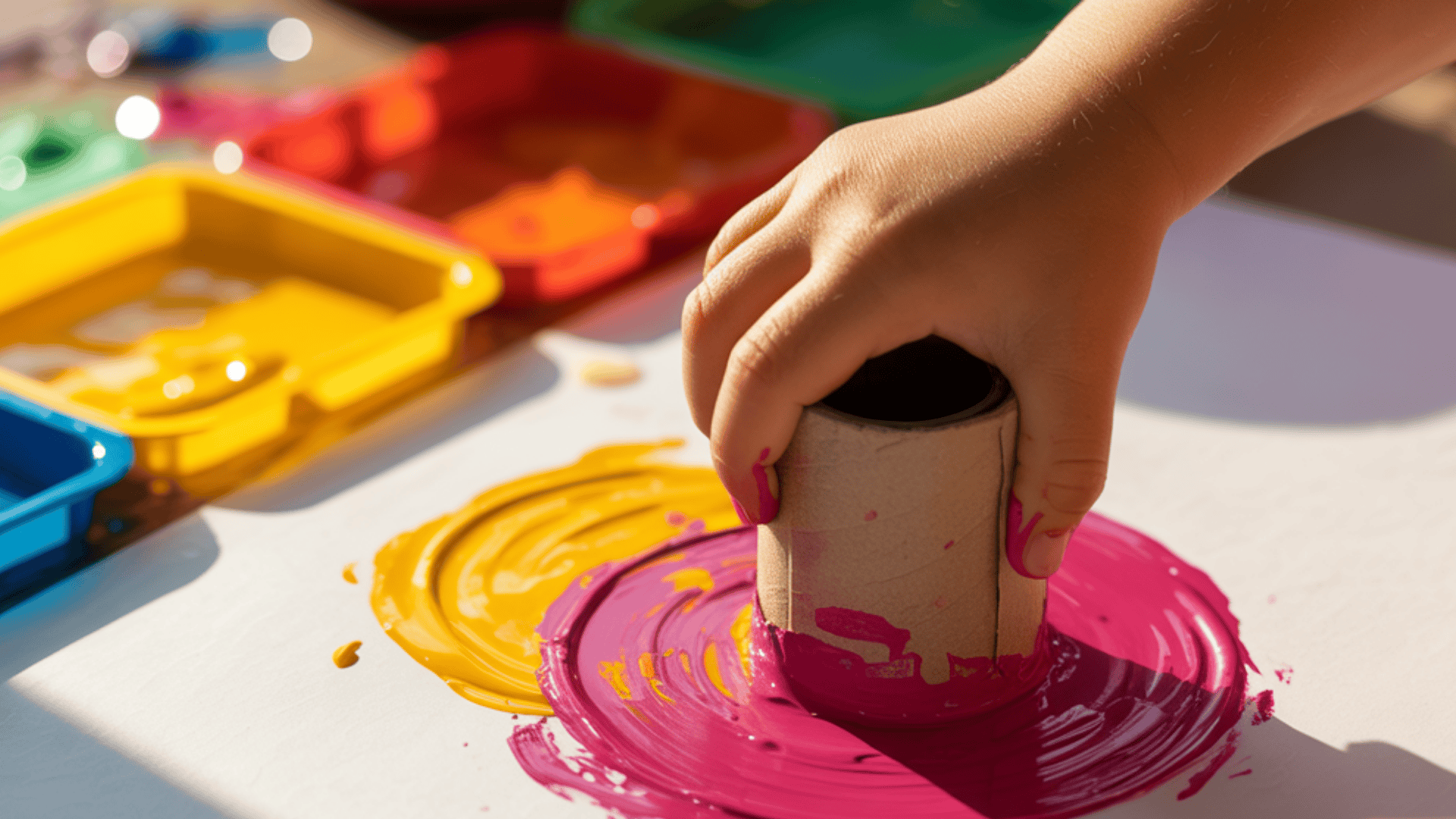 toilet paper roll stamping