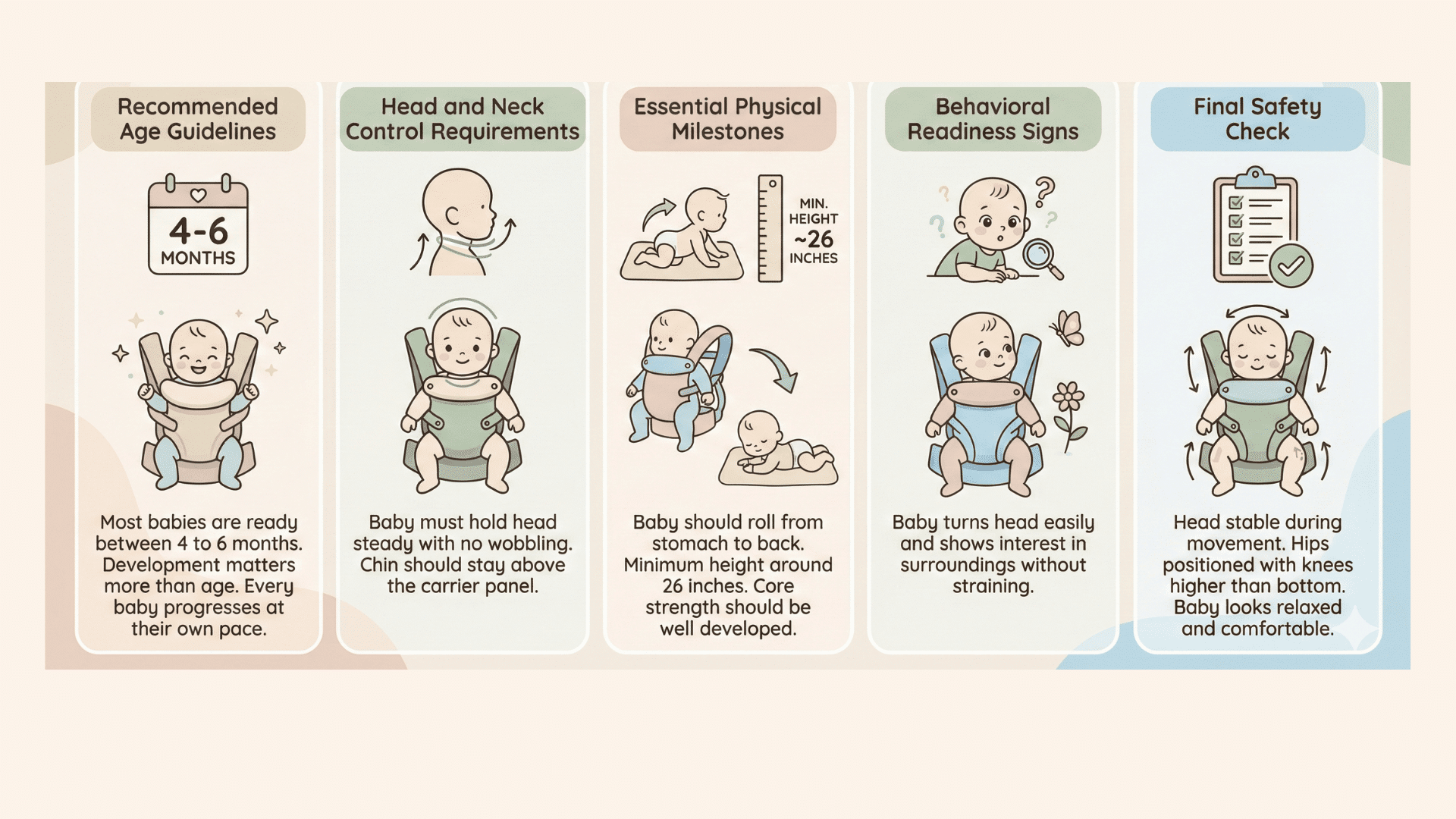 when is your baby ready to face forward in a carrier