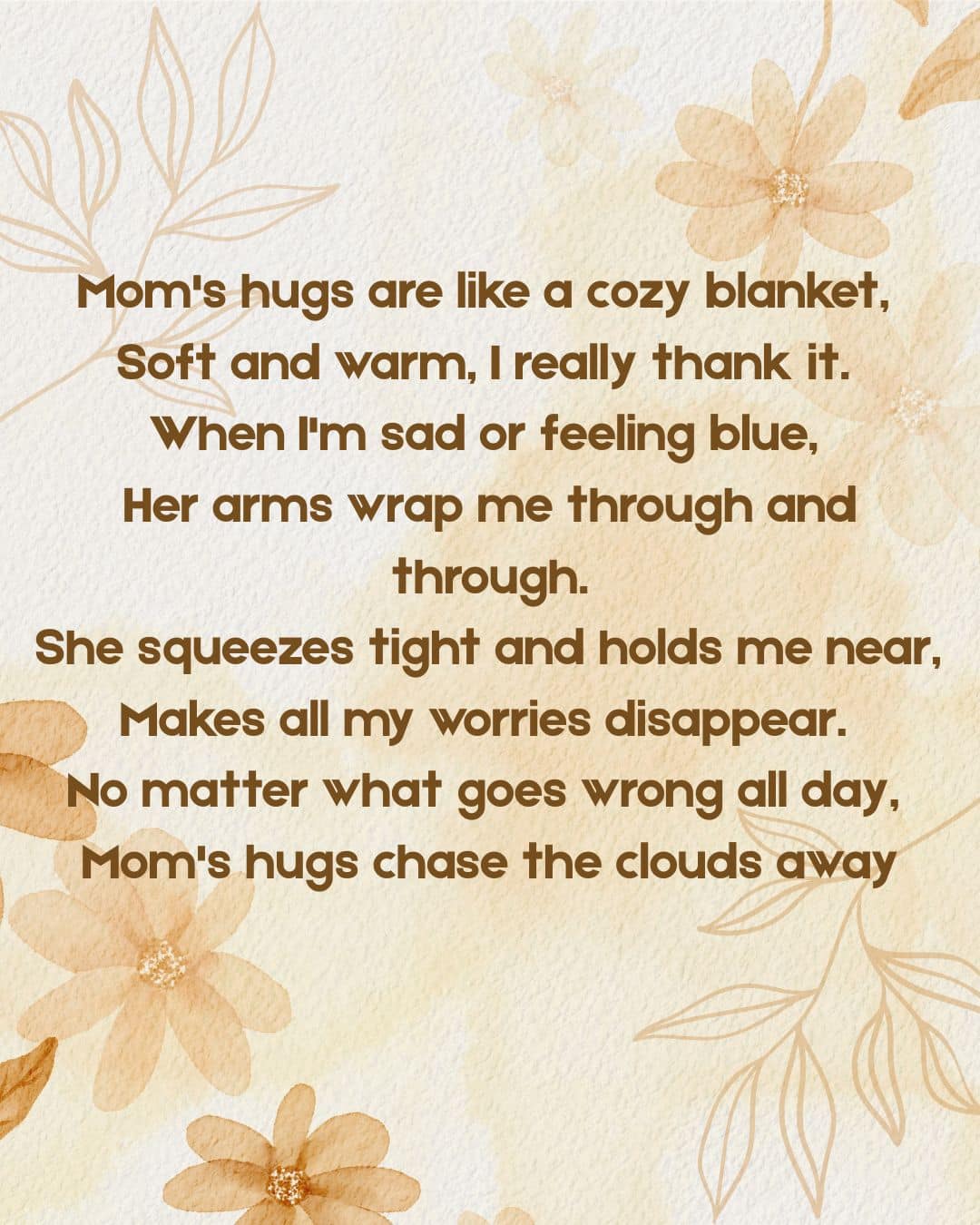 Mom Warm Hug Make Everything Okay