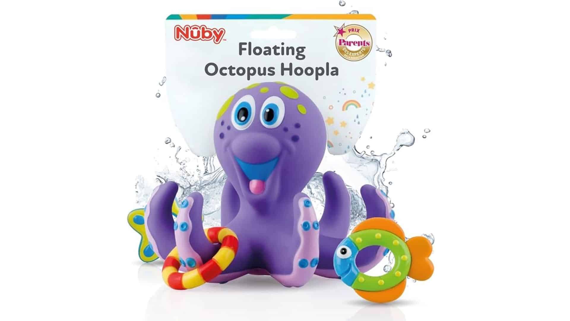 Nuby Floating Purple Octopus Interactive