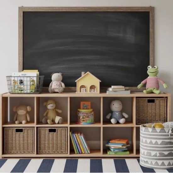how to organize kids toys in small room