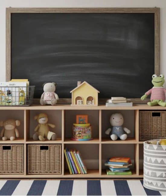 how to organize kids toys in small room