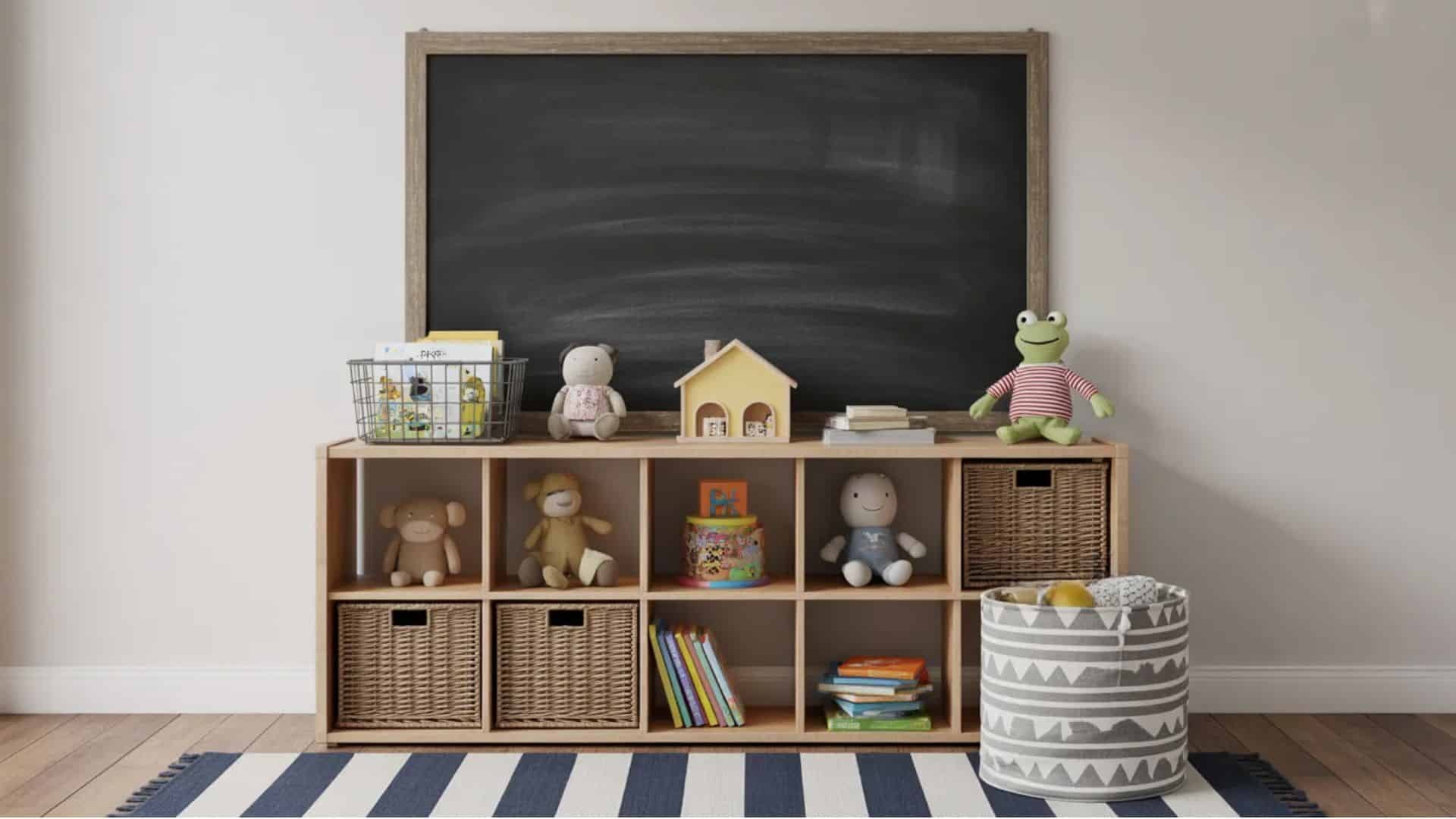 how to organize kids toys in small room