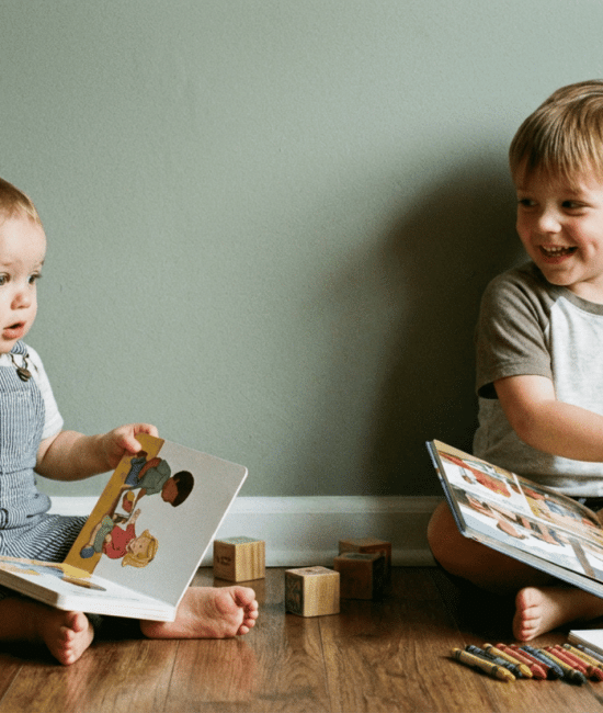 Child showing preschool readiness by playing, listening, and interacting with others