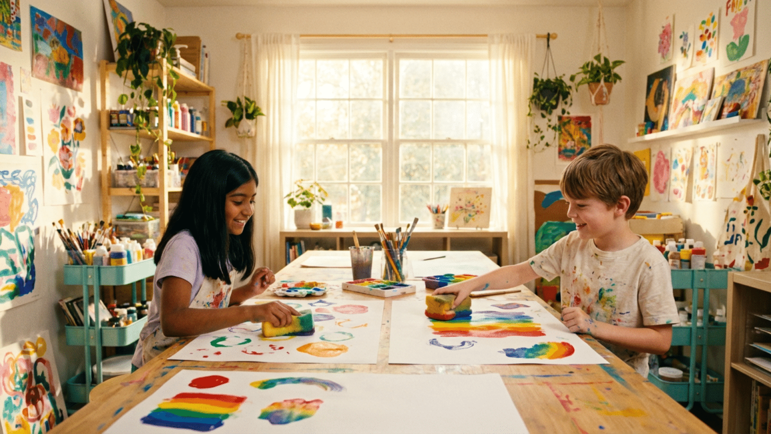 25 Easy Art Projects for Kids to Try at Home - Mothers Always Right