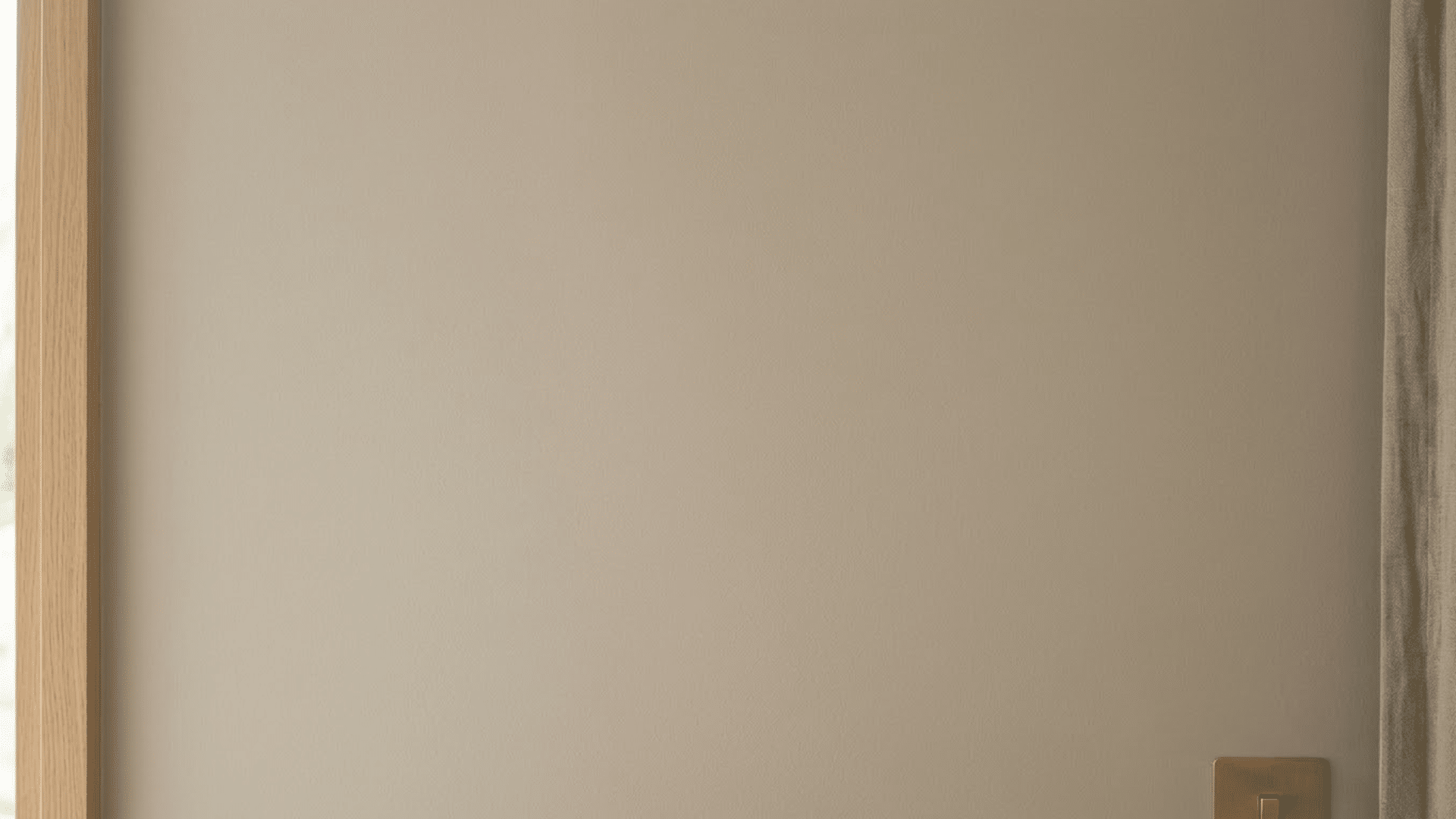 Close view of flat paint wall showing smooth matte finish