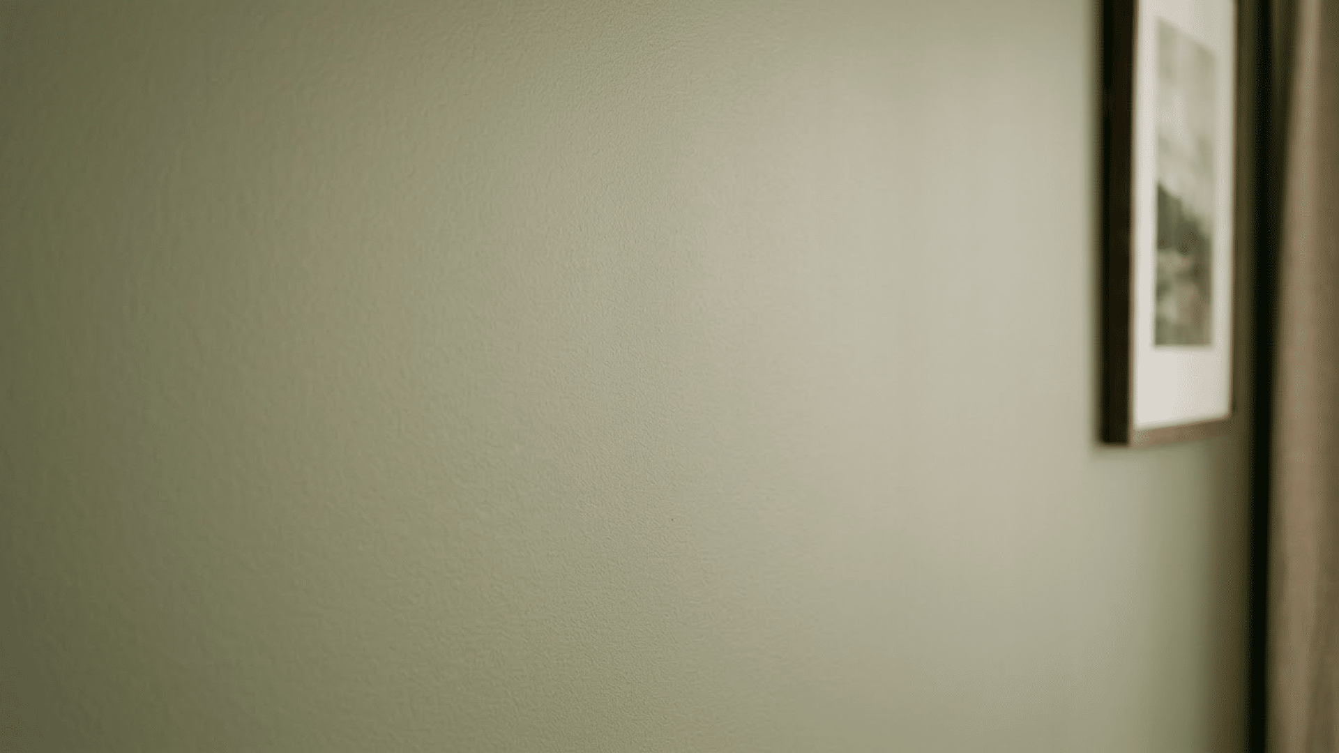 Flat paint finish on wall showing smooth, non-reflective surface that hides cracks and imperfections