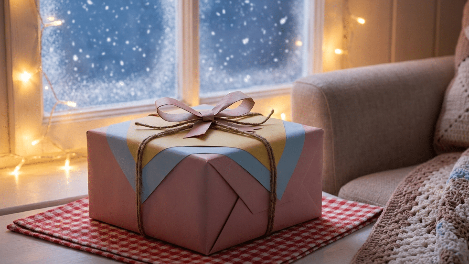 Pass the parcel wrapped gift prepared for birthday party game