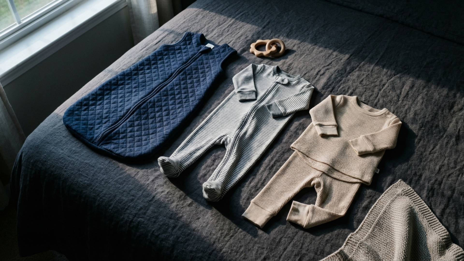 Safe alternatives to blankets like sleep sacks and pajamas