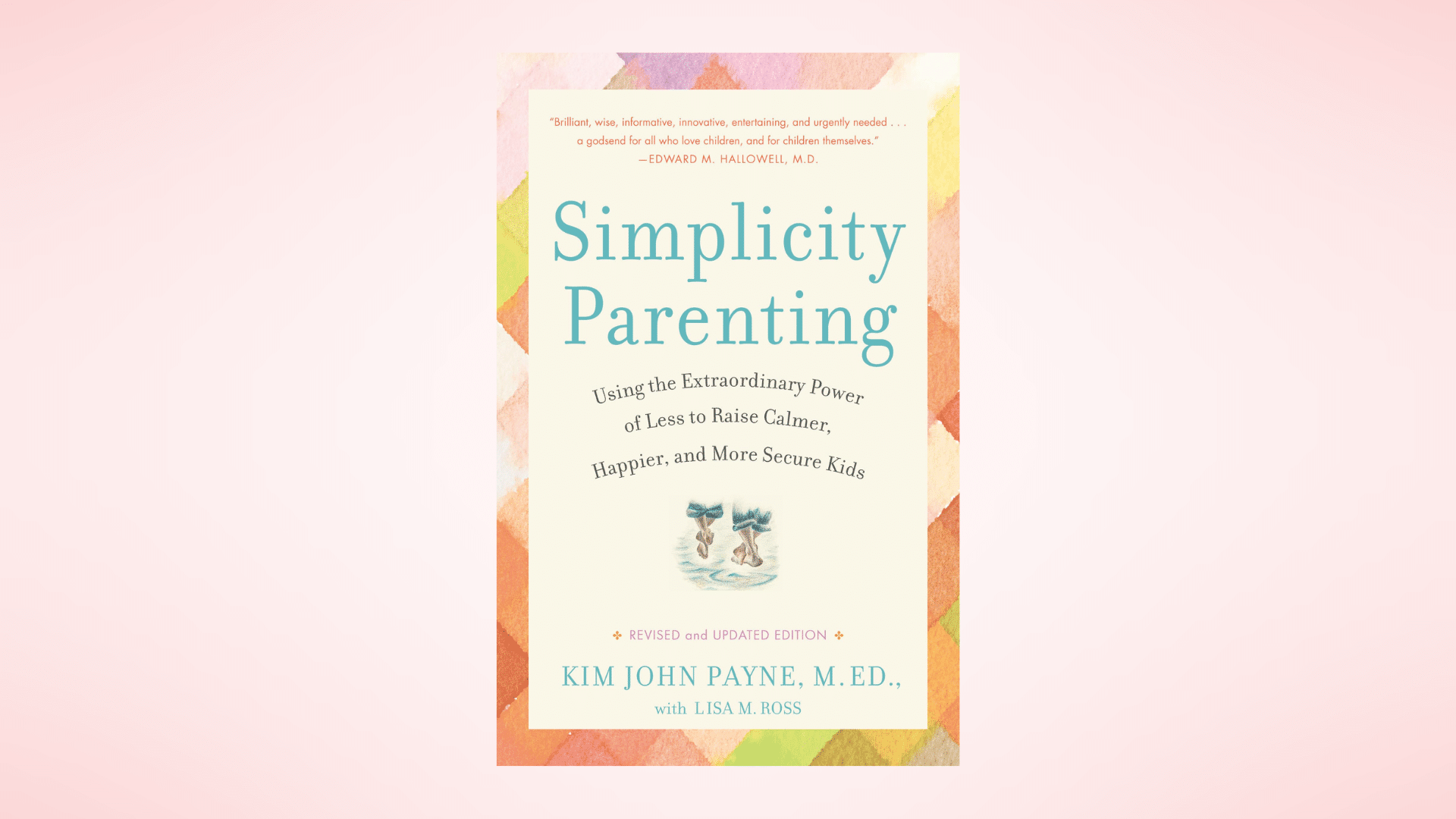 Simplicity Parenting book cover on light pink background