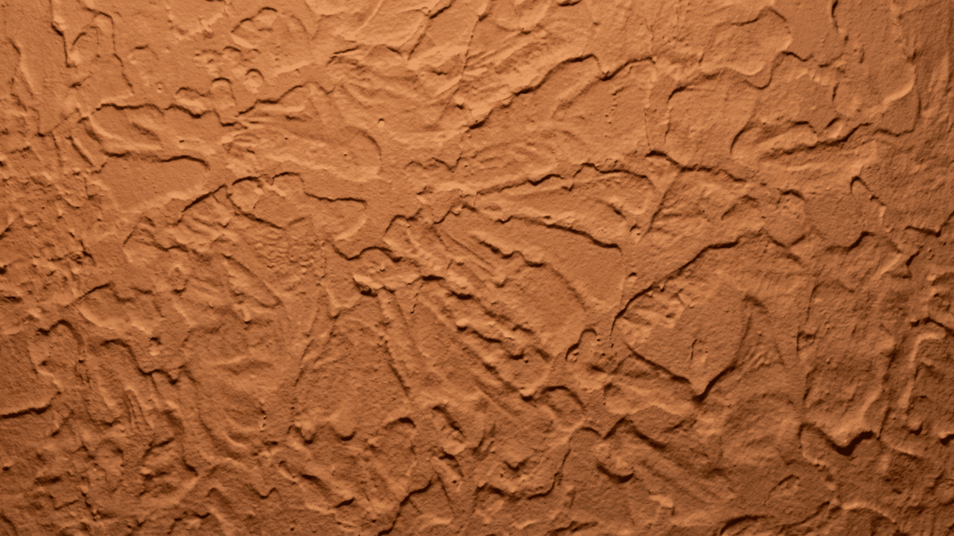 Slap brush knockdown drywall texture with flattened patterns