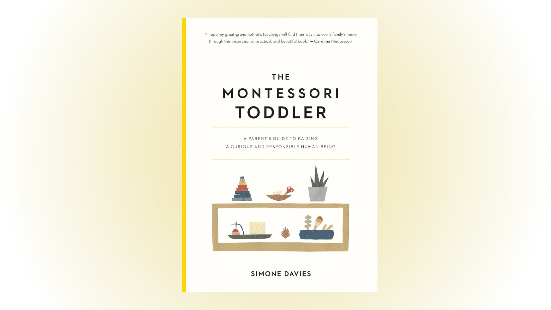 The Montessori Toddler book cover on light yellow background