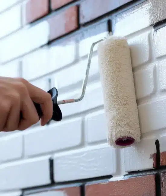 how to paint brick